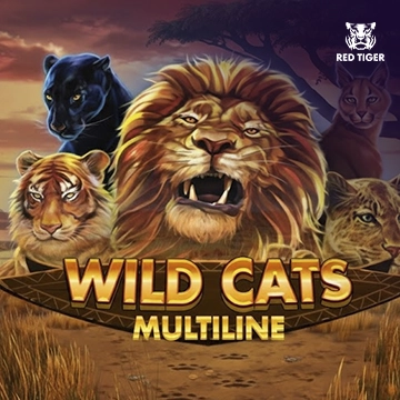 Redtiger : Wild Cats Multiline - CAMPSLOT138